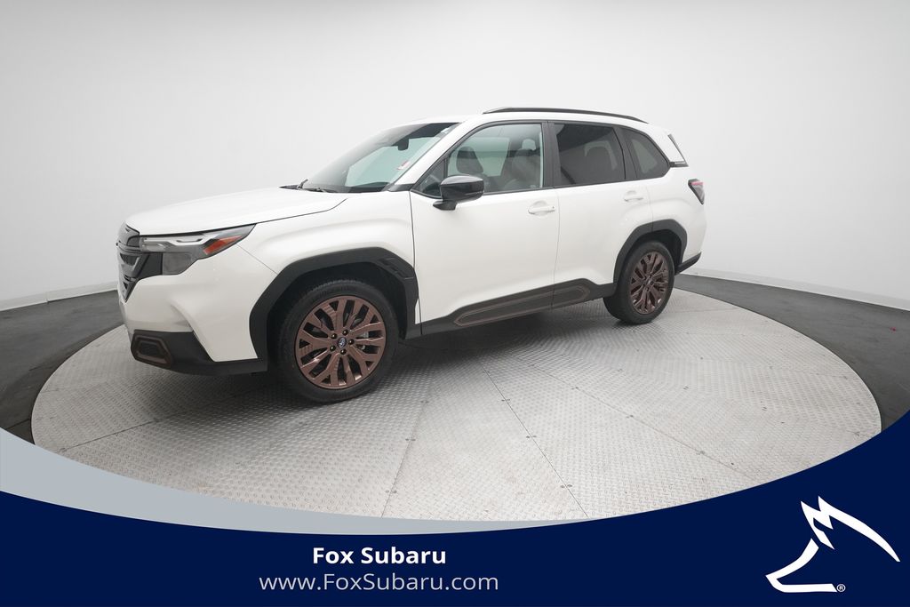 Crystal White Pearl 2026 Subaru Forester SUV / Crossover All-Wheel Drive Continuously Variable Transmission