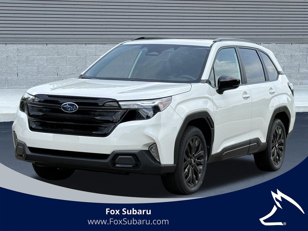 Crystal White Pearl 2026 Subaru Forester SUV / Crossover All-Wheel Drive Continuously Variable Transmission
