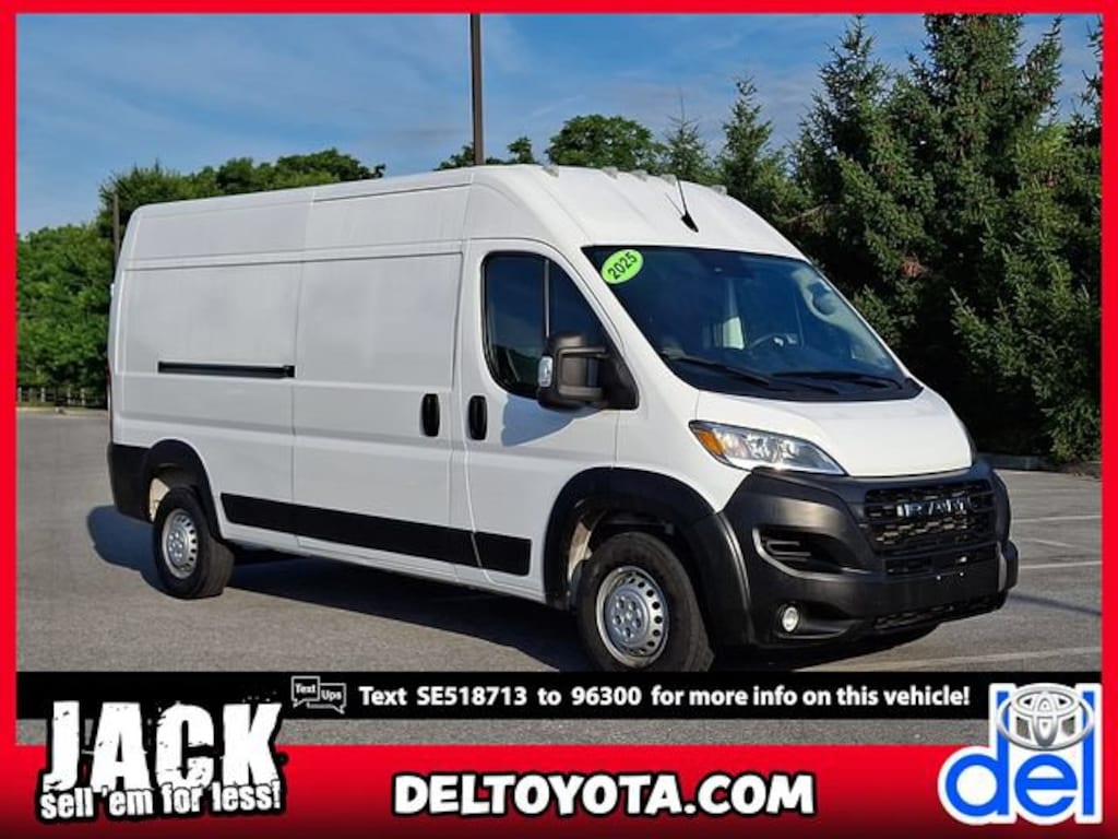 Used 2025 Ram Promaster Cargo Van Tradesman Van Cargo Van