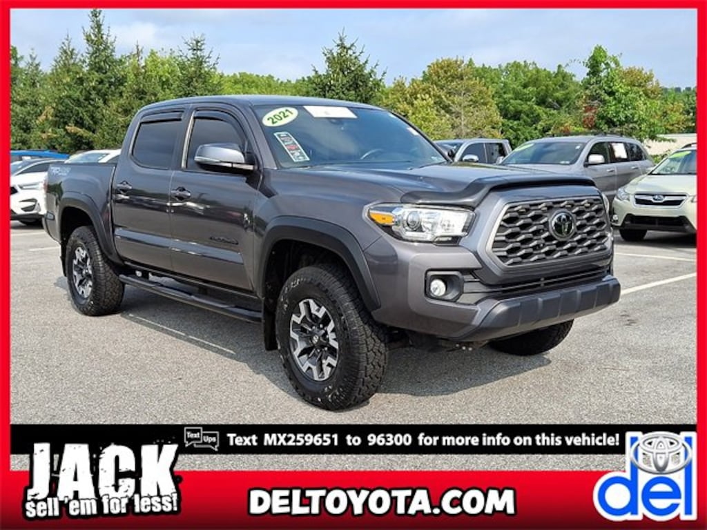 Certified 2021 Toyota Tacoma 4WD TRD Off-Road Truck Double Cab