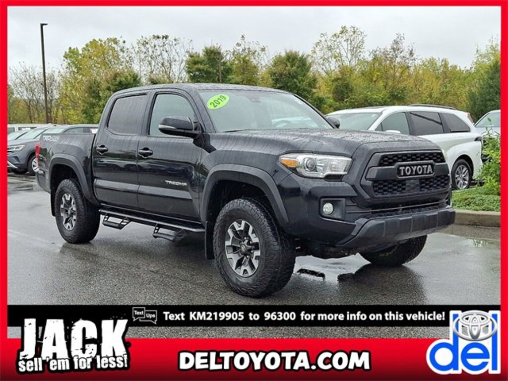 Certified 2019 Toyota Tacoma 4WD TRD Off-Road Truck Double Cab