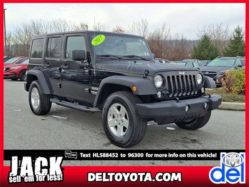 Used 2017 Jeep Wrangler Unlimited Sport SUV