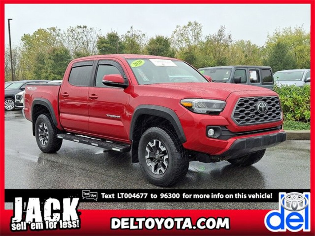 Certified 2020 Toyota Tacoma 4WD TRD Off-Road Truck Double Cab