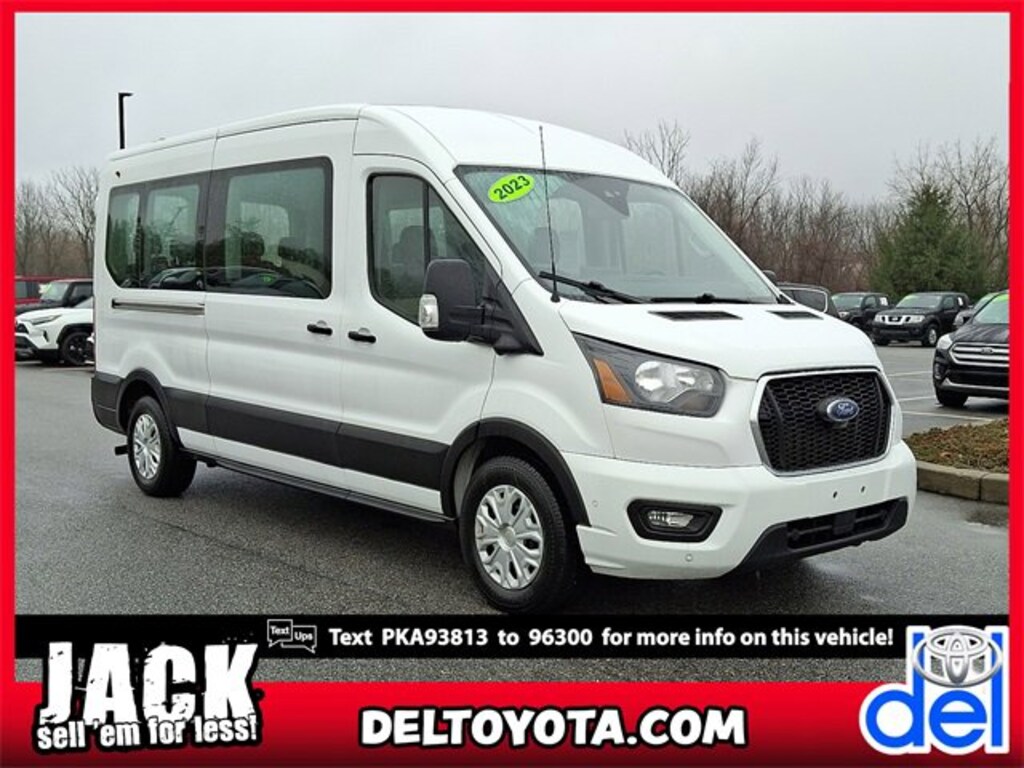 Used 2023 Ford Transit Passenger Wagon XLT Wagon Medium Roof Van