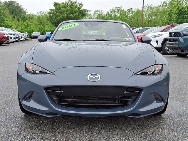 Used 2021 Mazda MX-5 Miata RF Grand Touring with VIN JM1NDAM79M0459721 for sale in Thorndale, PA