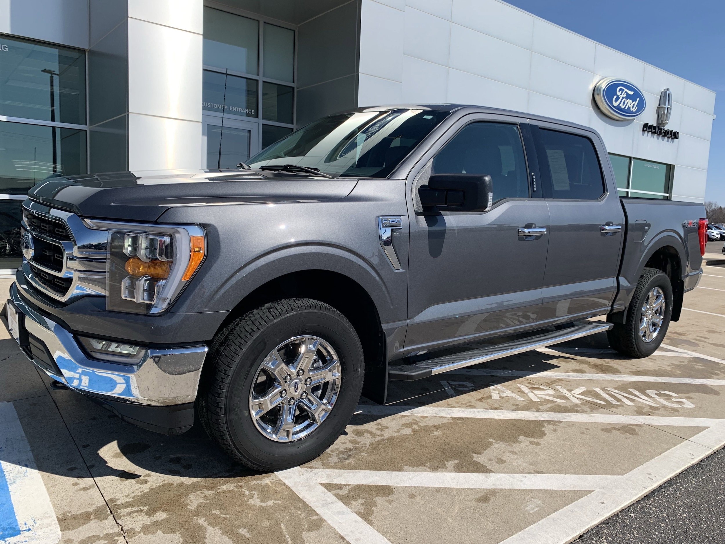 Used 2023 Ford F-150 XLT with VIN 1FTEW1EP7PKE46953 for sale in Waseca, Minnesota