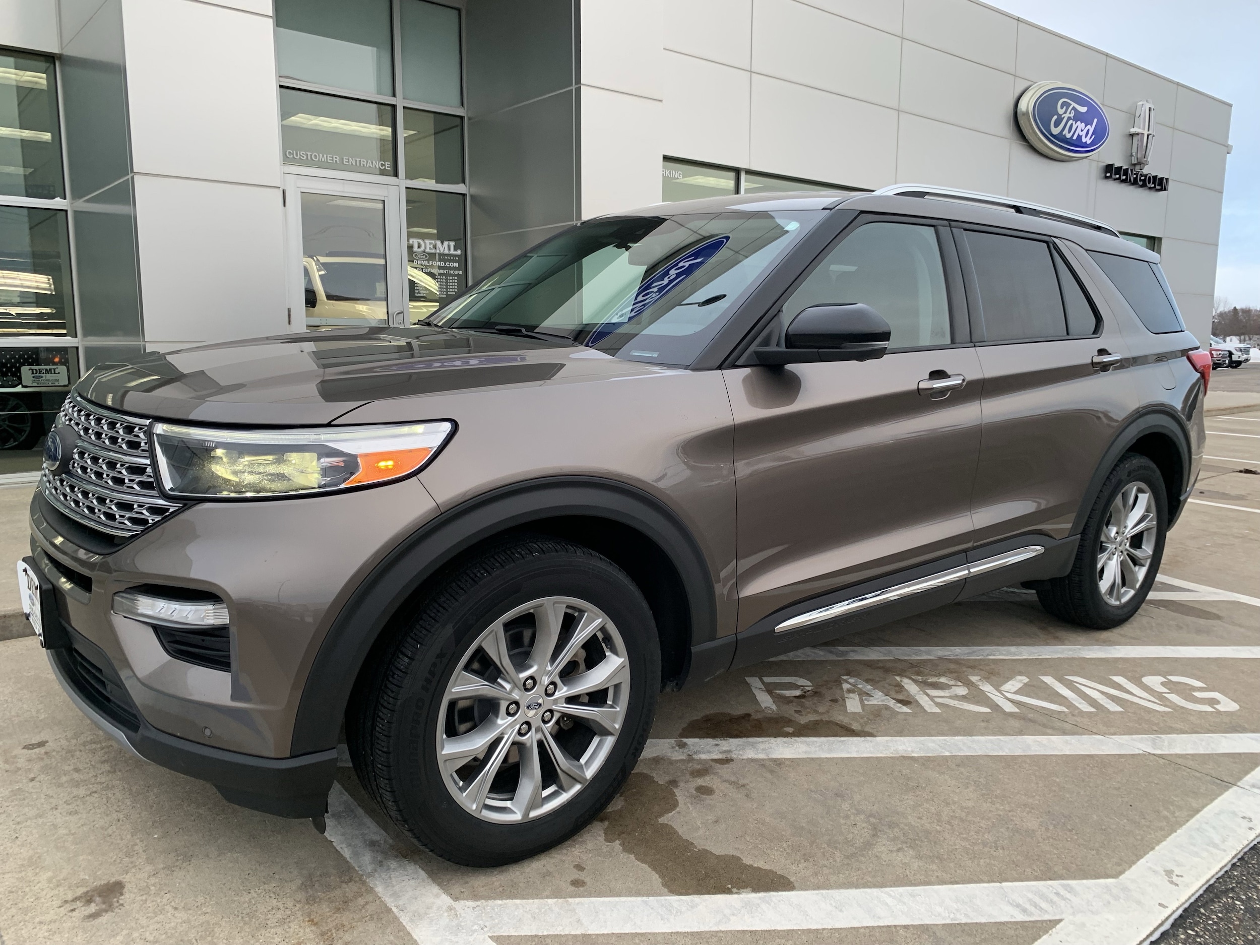 Certified 2021 Ford Explorer Limited with VIN 1FMSK8FHXMGA88580 for sale in Waseca, Minnesota