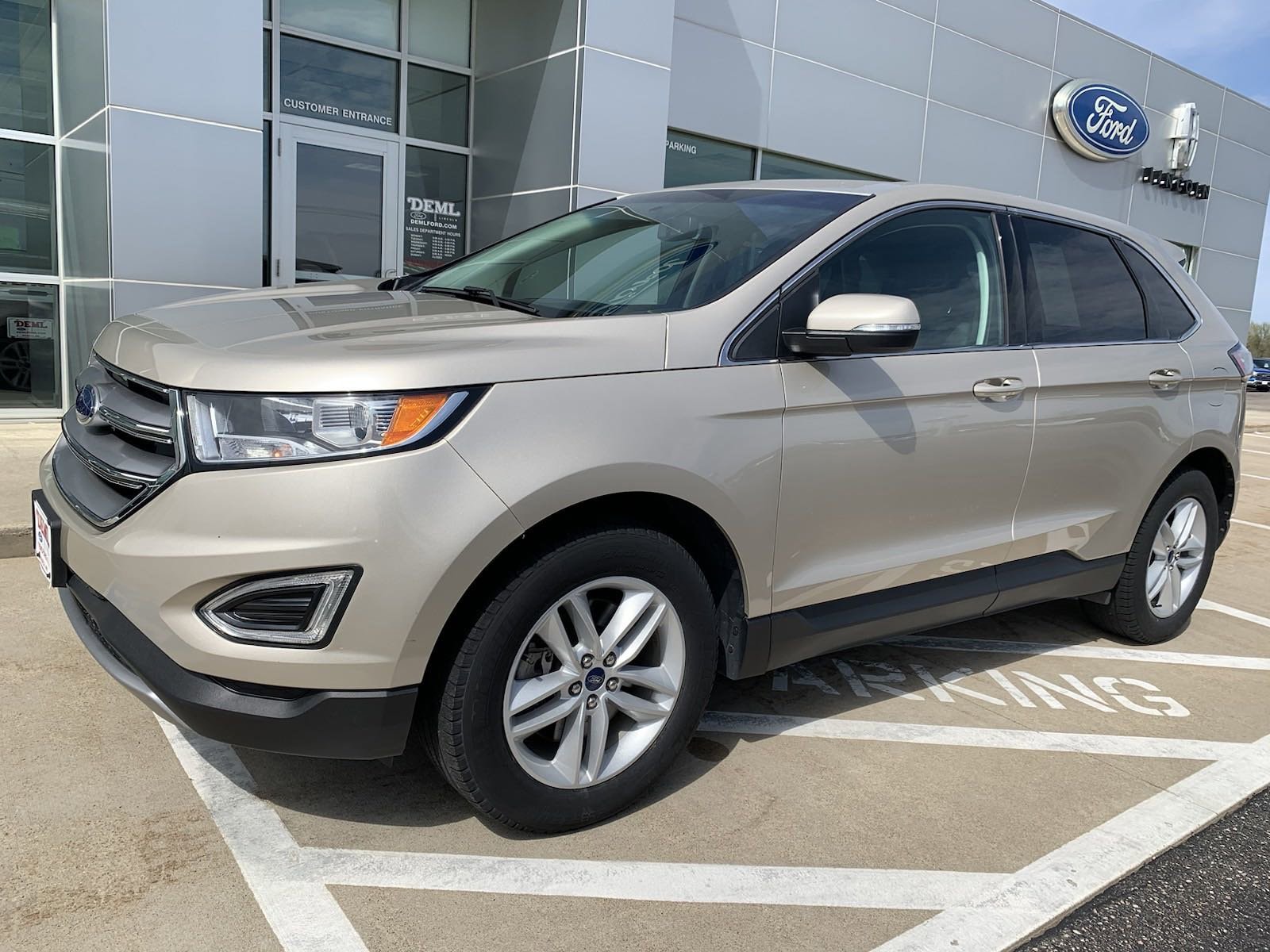Used 2018 Ford Edge SEL with VIN 2FMPK4J90JBC37807 for sale in Waseca, Minnesota