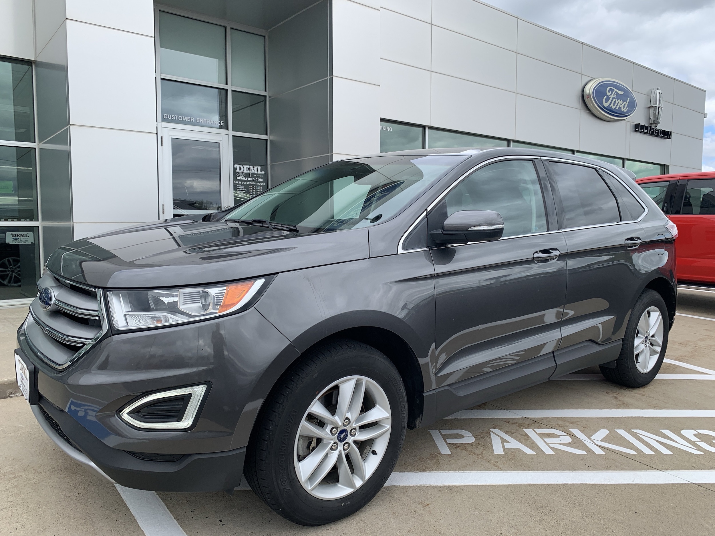 Used 2016 Ford Edge SEL with VIN 2FMPK4J97GBC13593 for sale in Waseca, Minnesota