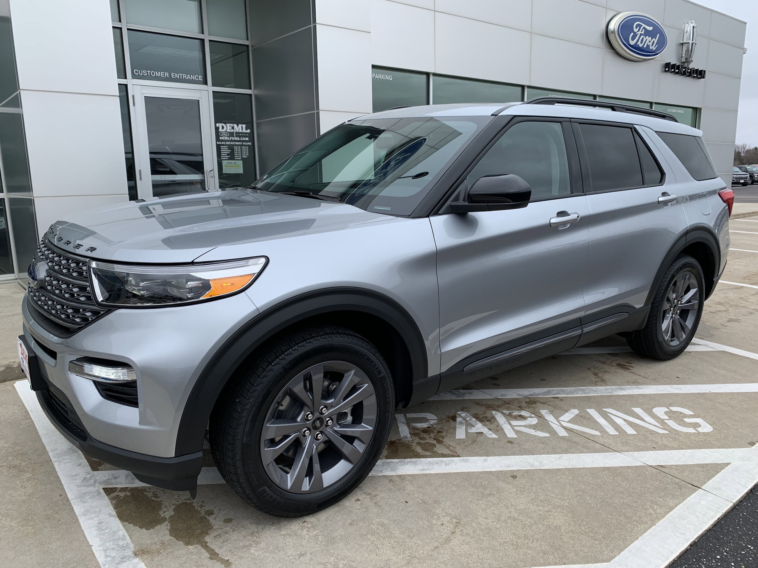 Used 2023 Ford Explorer XLT with VIN 1FMSK8DH7PGA76345 for sale in Waseca, Minnesota
