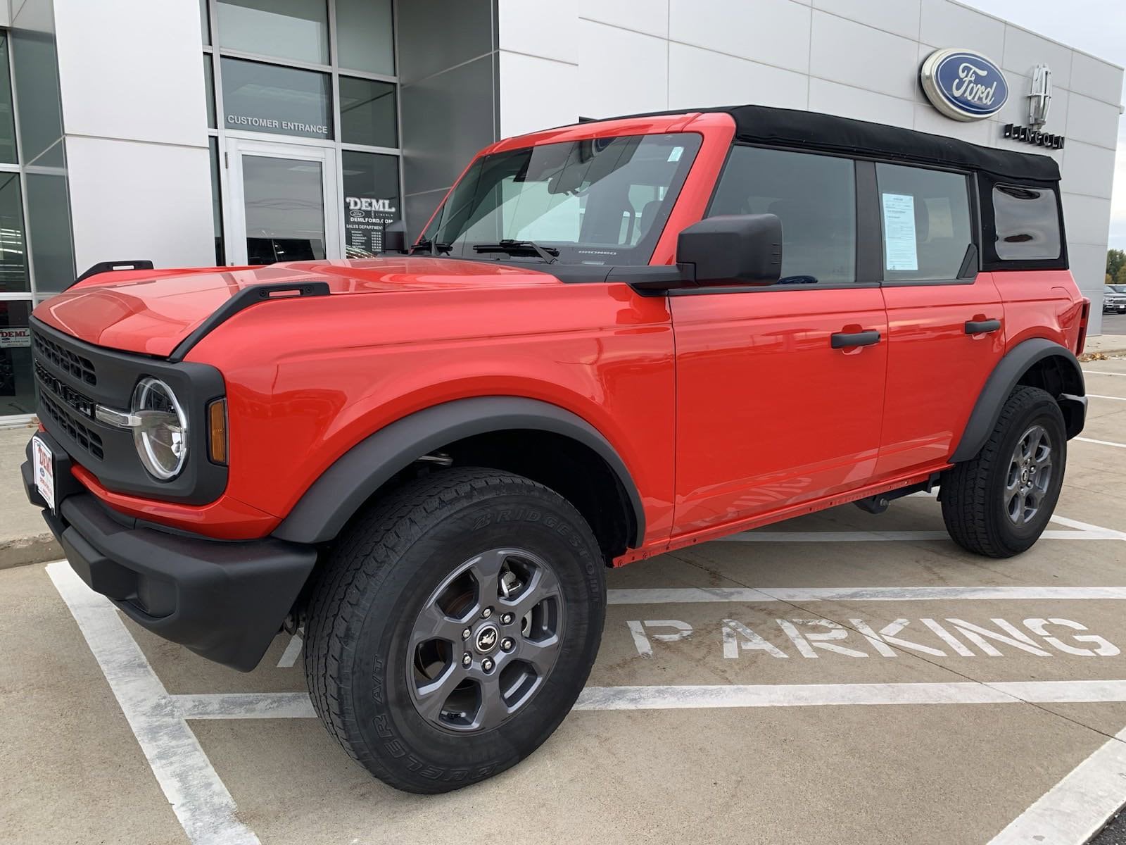Used 2023 Ford Bronco 4-Door Base with VIN 1FMDE5BH8PLB18773 for sale in Waseca, Minnesota