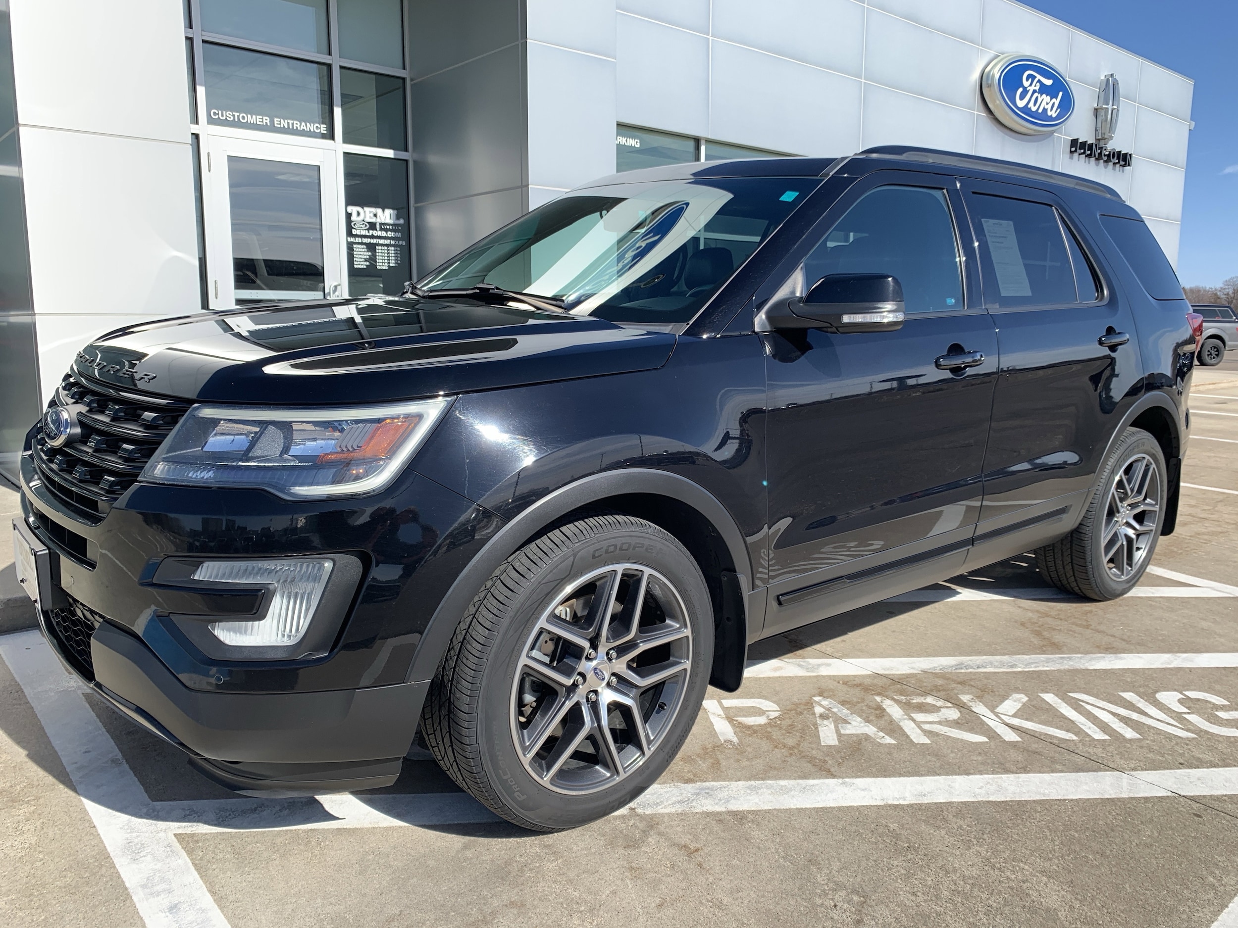 Used 2017 Ford Explorer Sport with VIN 1FM5K8GT3HGB53209 for sale in Waseca, Minnesota