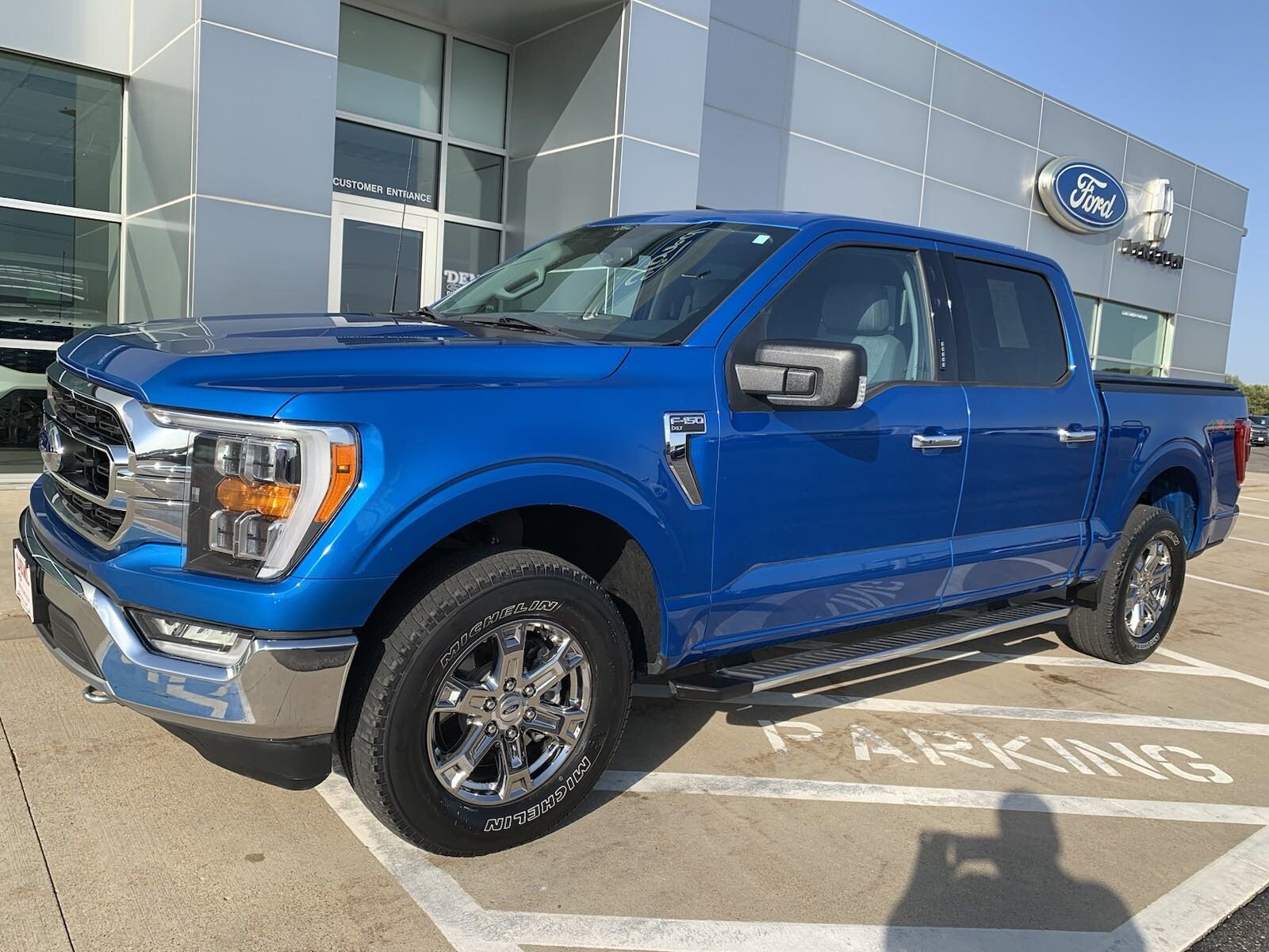 Certified 2021 Ford F-150 XLT with VIN 1FTEW1EP4MKE82689 for sale in Waseca, Minnesota