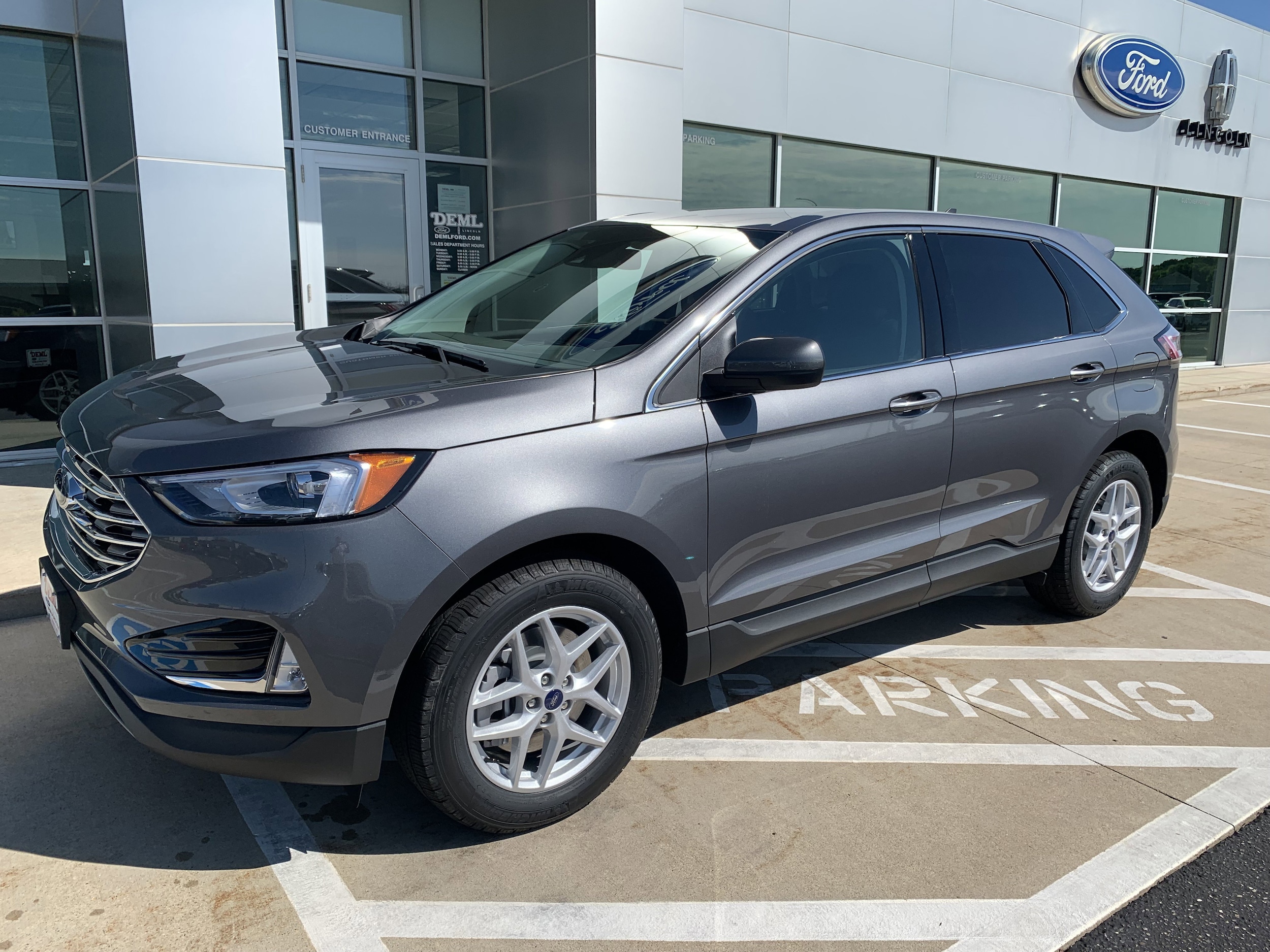 Used 2021 Ford Edge SEL with VIN 2FMPK4J94MBA12262 for sale in Waseca, Minnesota