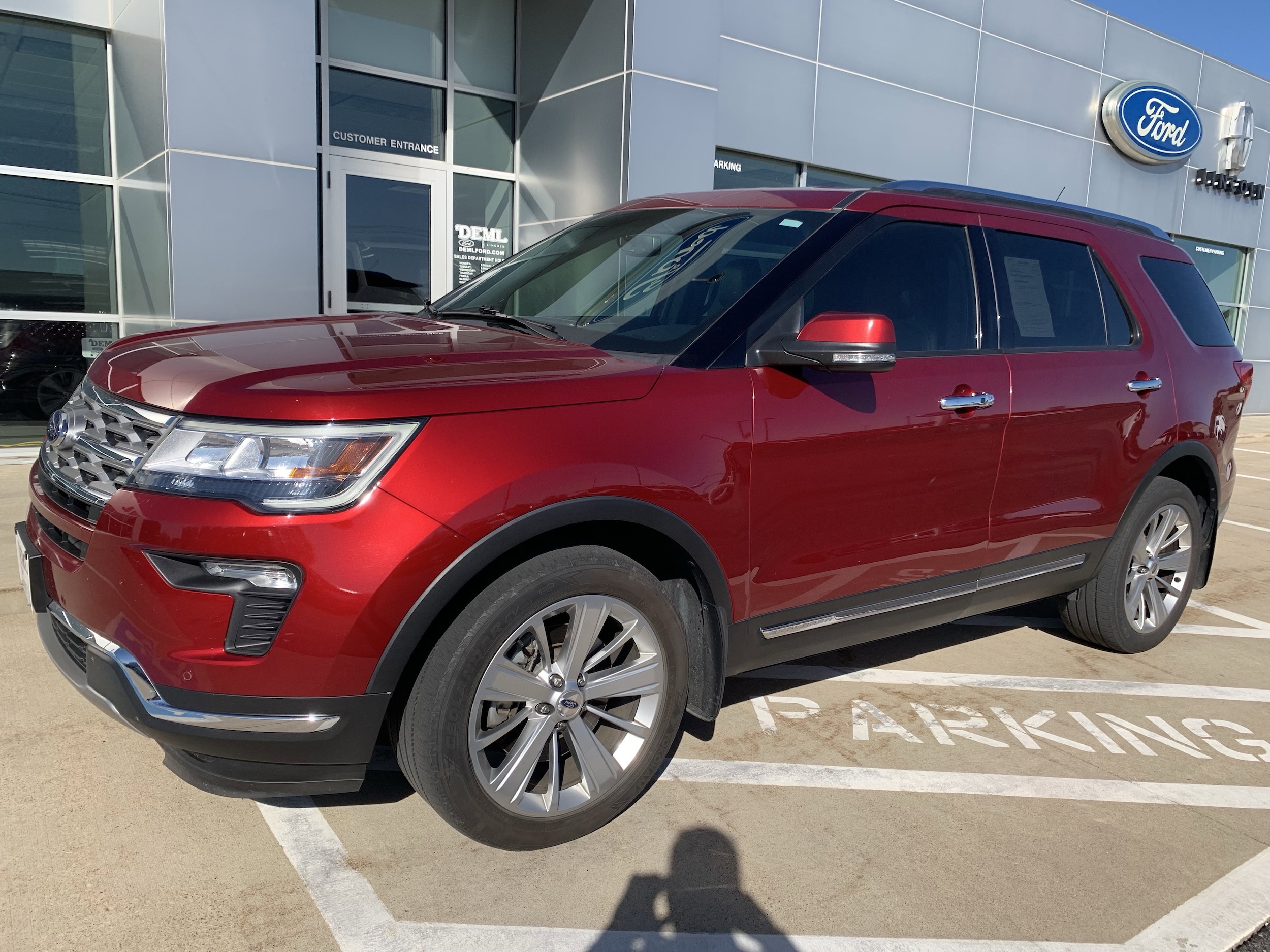 Used 2018 Ford Explorer Limited with VIN 1FM5K8F86JGC86548 for sale in Waseca, Minnesota