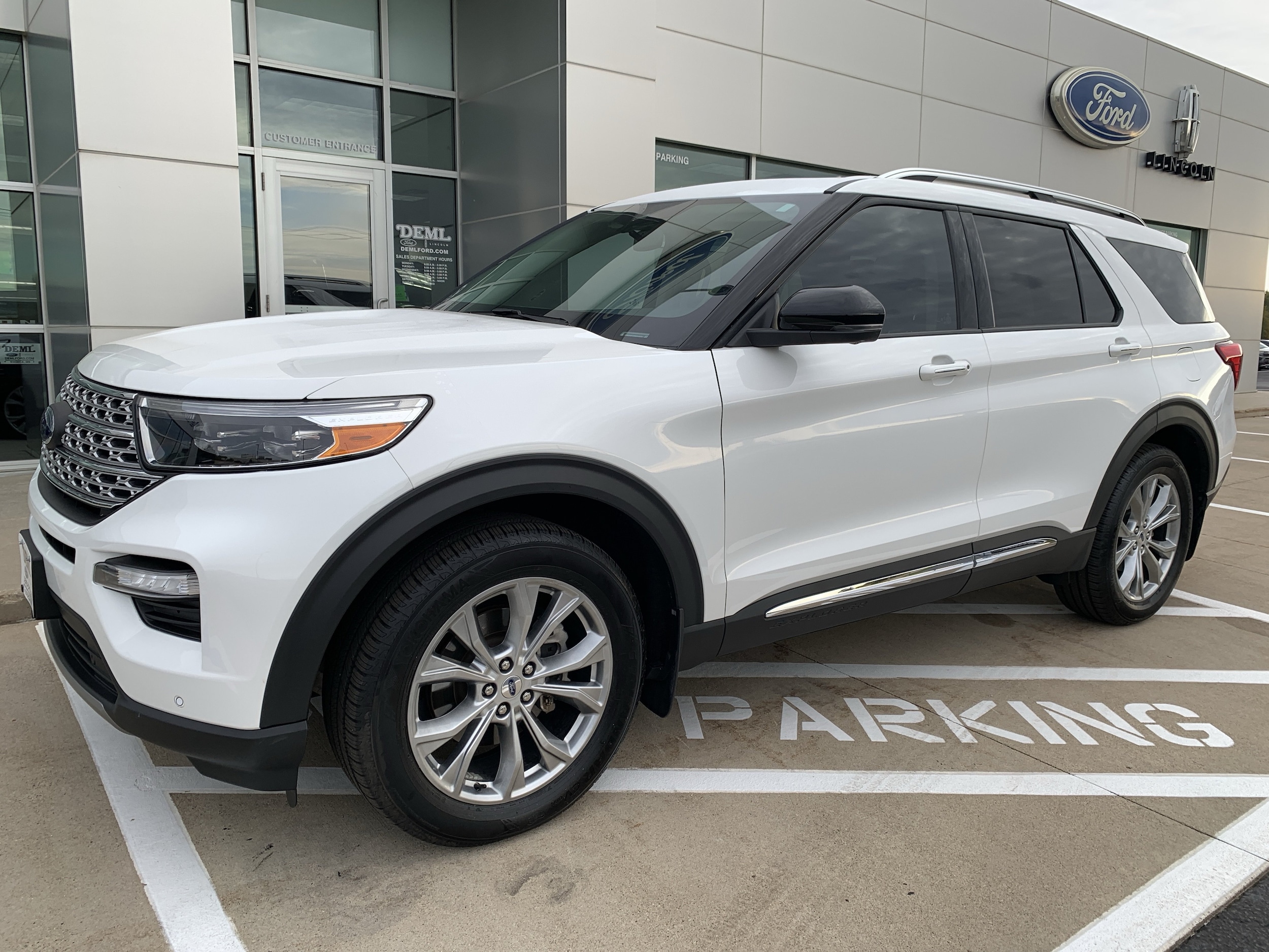 Used 2022 Ford Explorer Limited with VIN 1FMSK8FH1NGA43237 for sale in Waseca, Minnesota