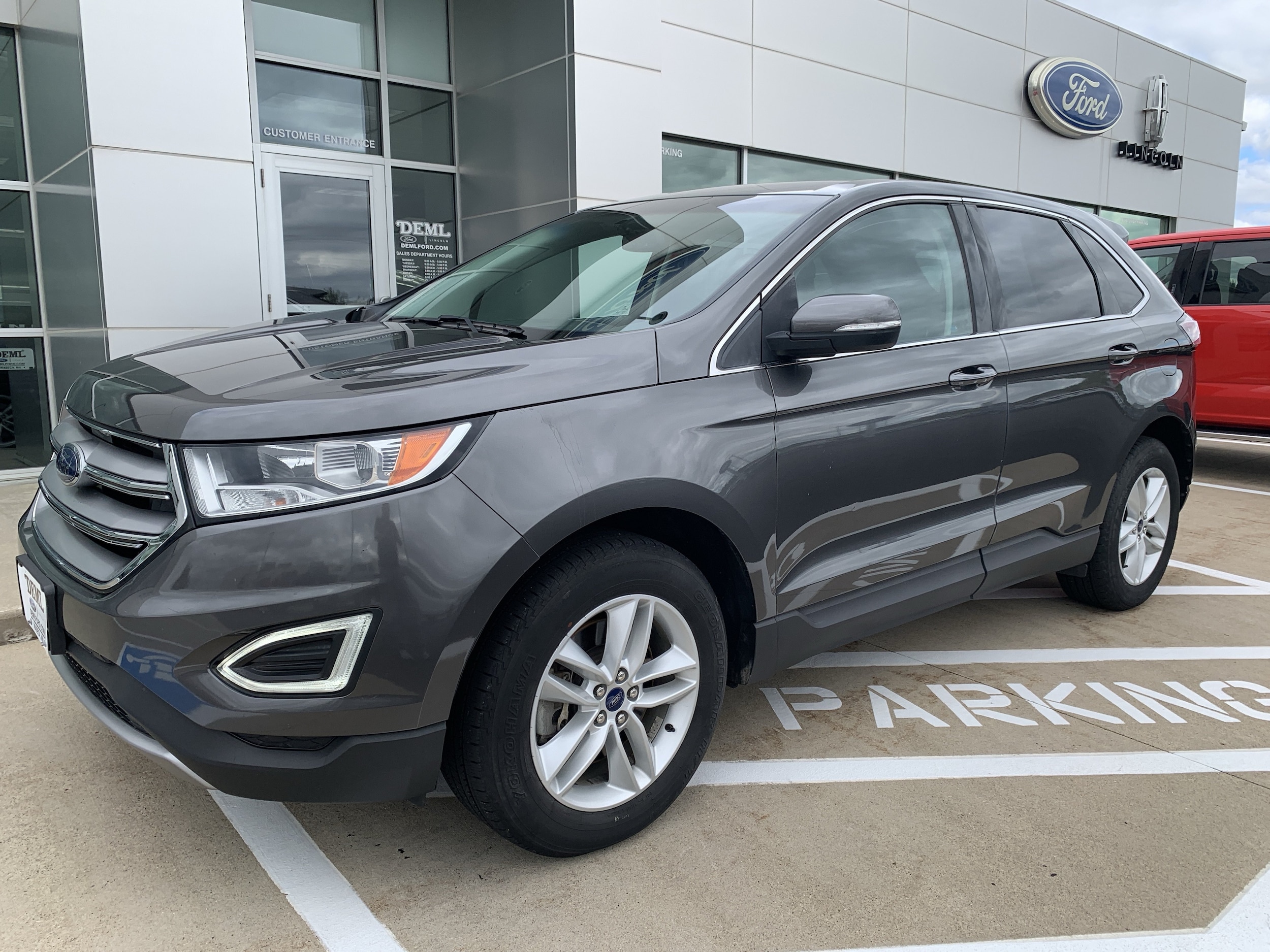 Used 2016 Ford Edge SEL with VIN 2FMPK4J97GBC13593 for sale in Waseca, Minnesota