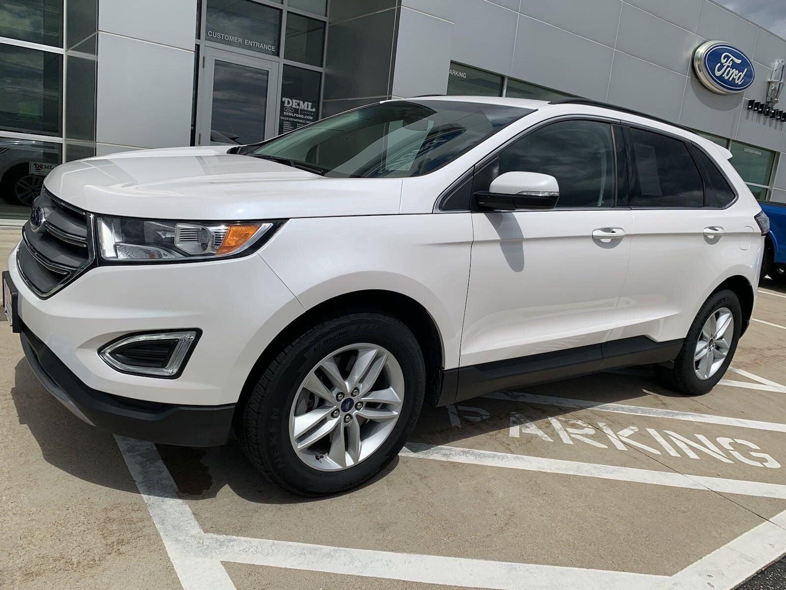 Used 2018 Ford Edge SEL with VIN 2FMPK4J84JBB30492 for sale in Waseca, Minnesota