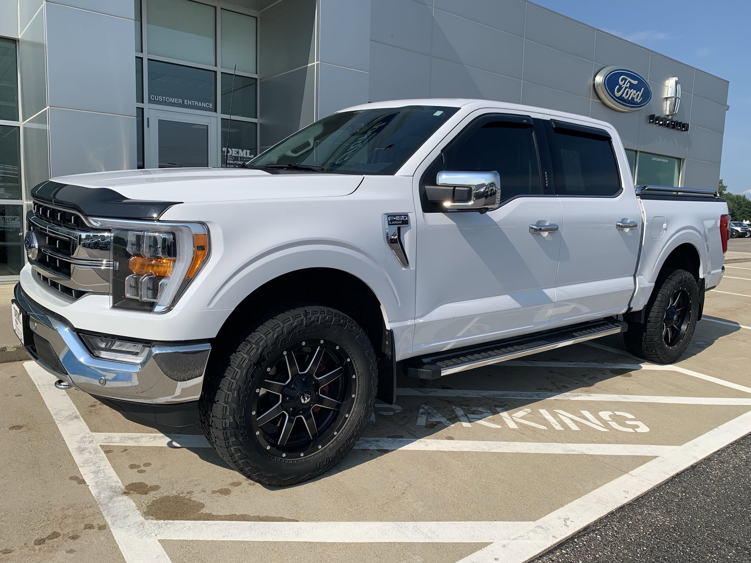 Used 2021 Ford F-150 Lariat with VIN 1FTFW1E84MKD73503 for sale in Waseca, Minnesota