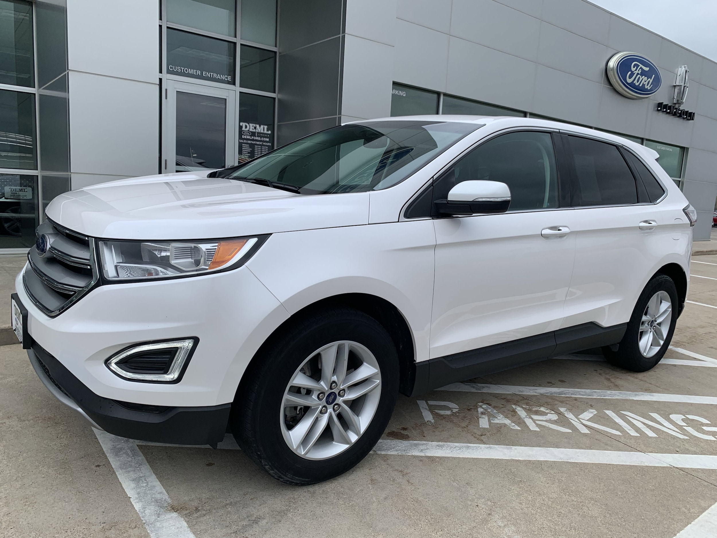 Used 2018 Ford Edge SEL with VIN 2FMPK4J94JBB50444 for sale in Waseca, Minnesota