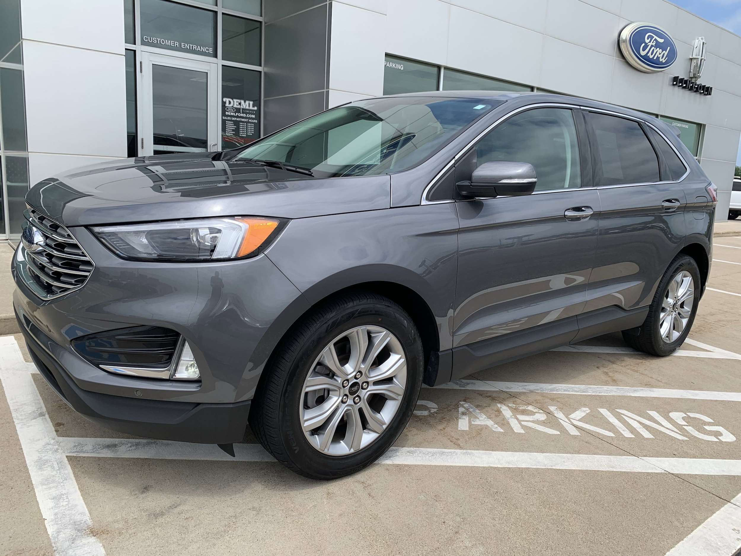 Used 2024 Ford Edge Titanium with VIN 2FMPK4K91RBA50148 for sale in Waseca, Minnesota