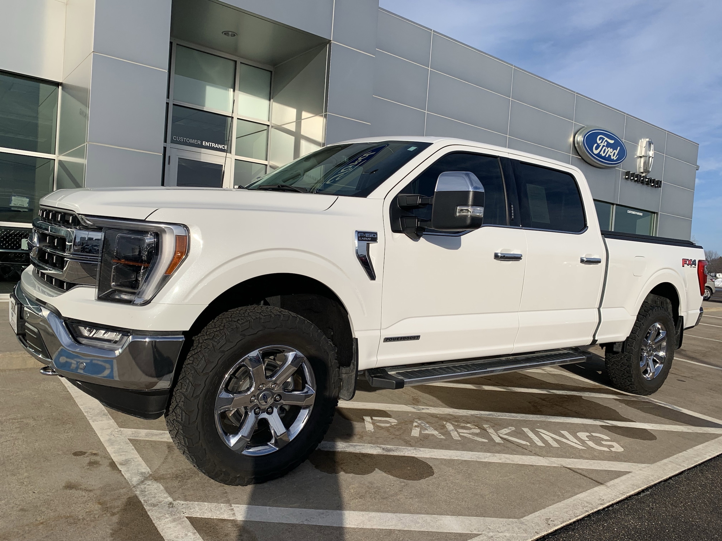 Used 2023 Ford F-150 Lariat with VIN 1FTFW1ED7PFB53511 for sale in Waseca, Minnesota