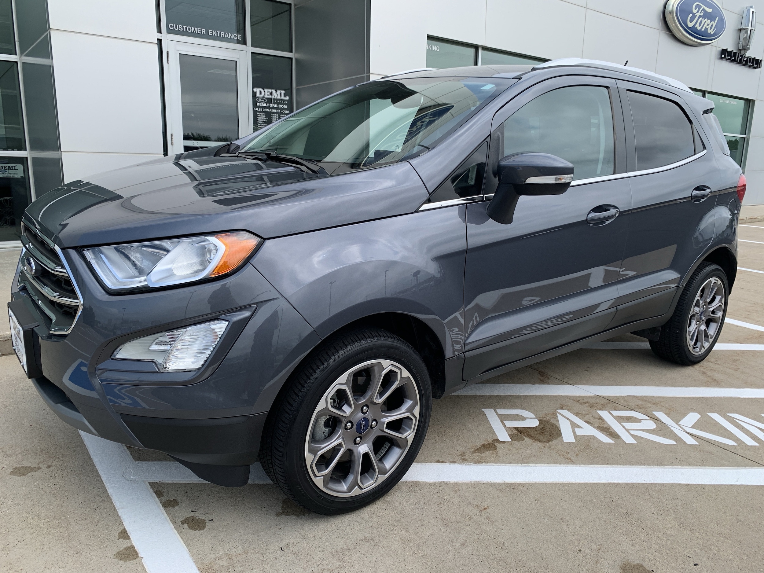 Used 2018 Ford Ecosport Titanium with VIN MAJ6P1WLXJC161927 for sale in Waseca, Minnesota