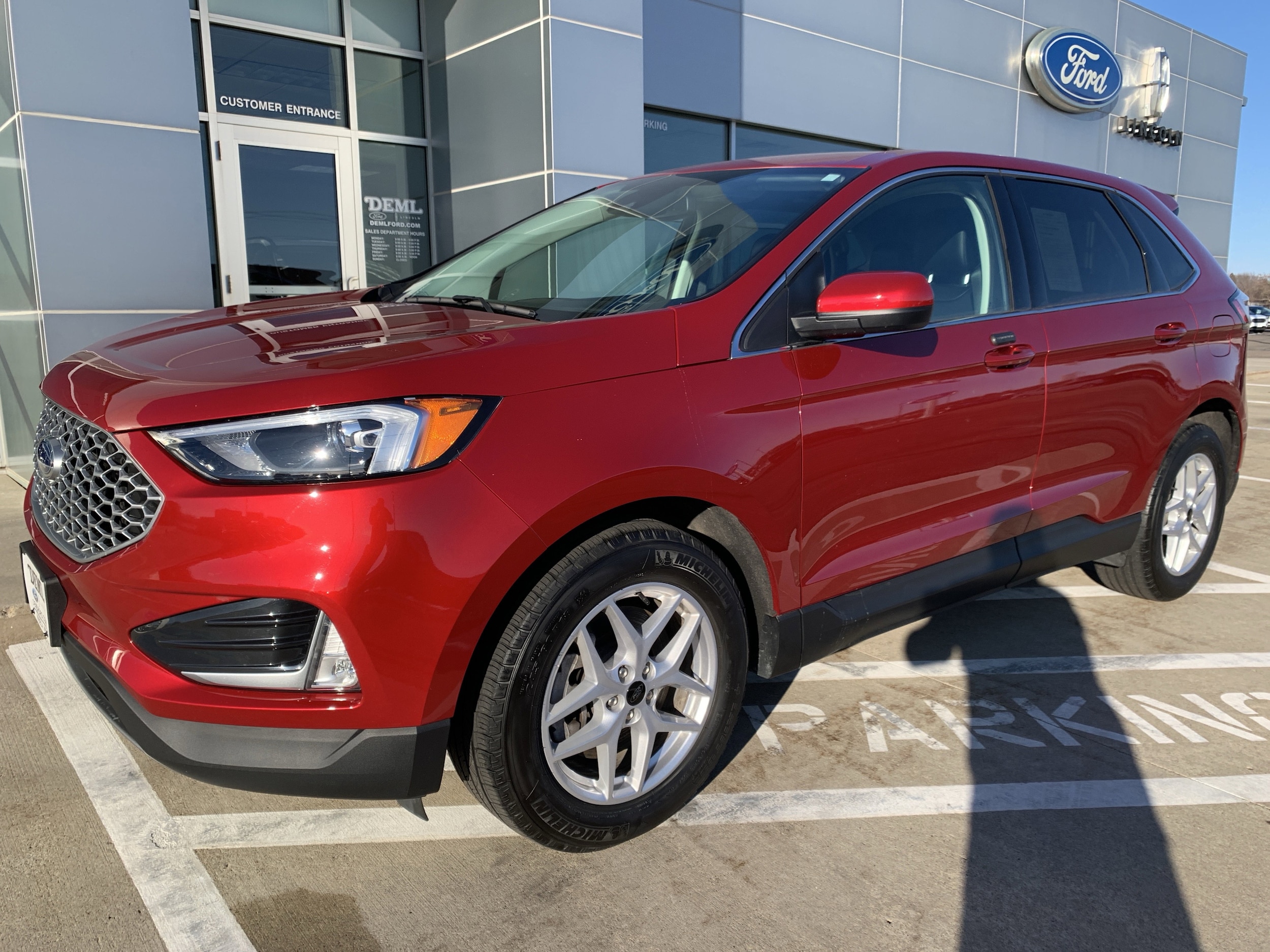 Used 2024 Ford Edge SEL with VIN 2FMPK4J9XRBA57360 for sale in Waseca, Minnesota
