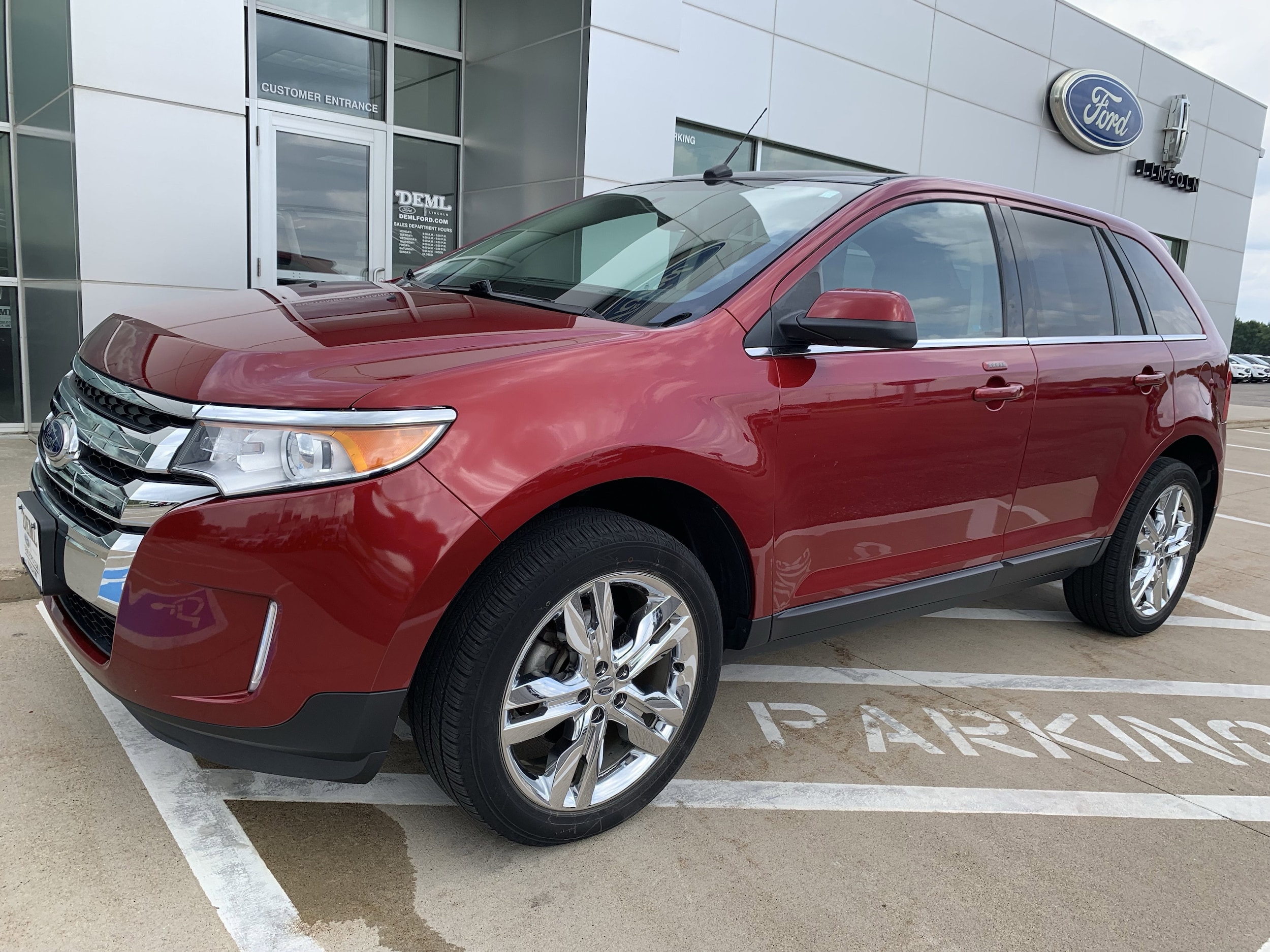 Used 2014 Ford Edge Limited with VIN 2FMDK4KC3EBB39163 for sale in Waseca, Minnesota