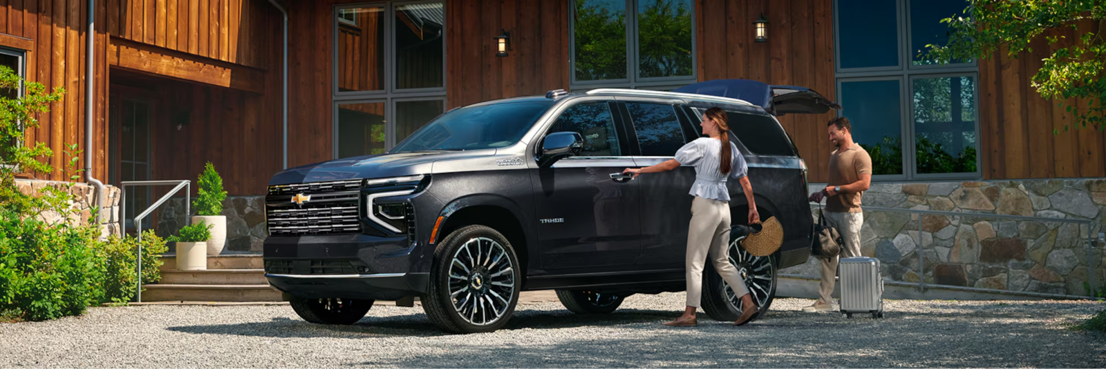 Family packing in Chevy Tahoe