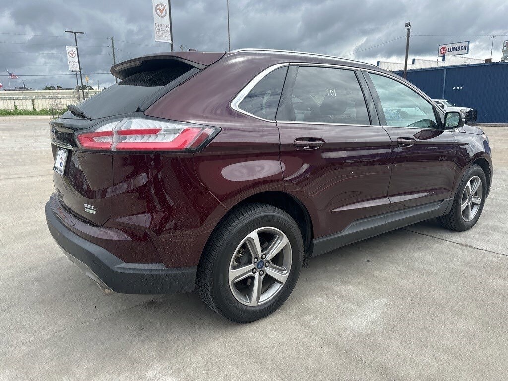 Used 2019 Ford Edge SEL with VIN 2FMPK3J91KBB95773 for sale in Conroe, TX