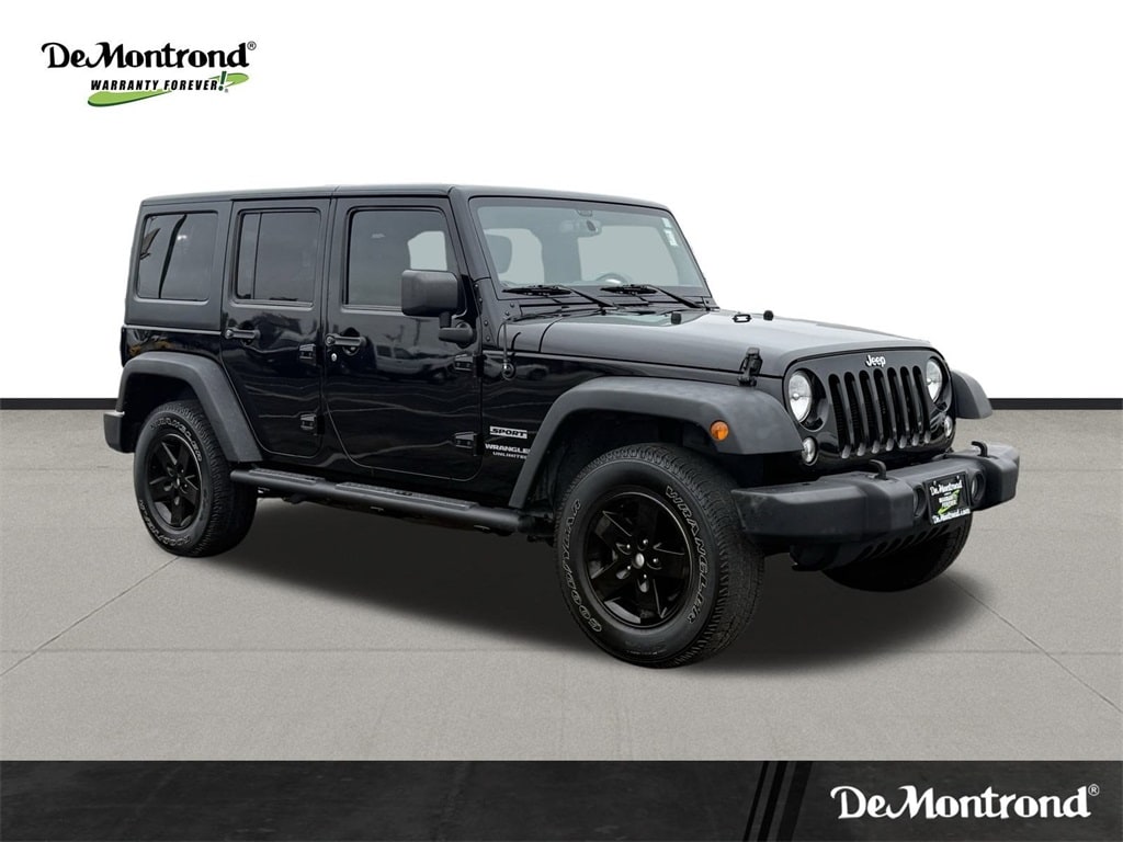 Used 2017 Jeep Wrangler JK Unlimited Sport 4x4 SUV