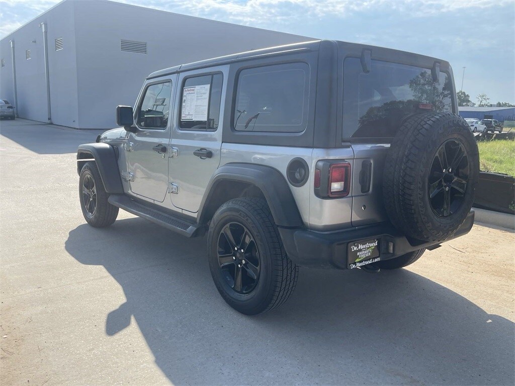 Certified 2021 Jeep Wrangler Unlimited Sport with VIN 1C4HJXDN2MW502378 for sale in Conroe, TX