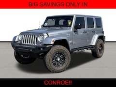Used 2017 Jeep Wrangler JK Unlimited Sahara 4x4 SUV for sale in Conroe, TX