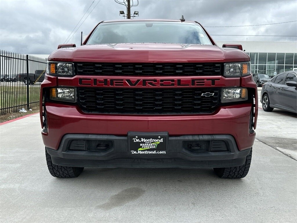 Used 2020 Chevrolet Silverado 1500 Custom with VIN 3GCPYBEH6LG227355 for sale in Conroe, TX