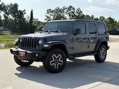 Used 2021 Jeep Wrangler Unlimited Sport SUV for sale in Conroe, TX