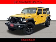 Used 2021 Jeep Wrangler Unlimited Sport SUV for sale in Conroe, TX