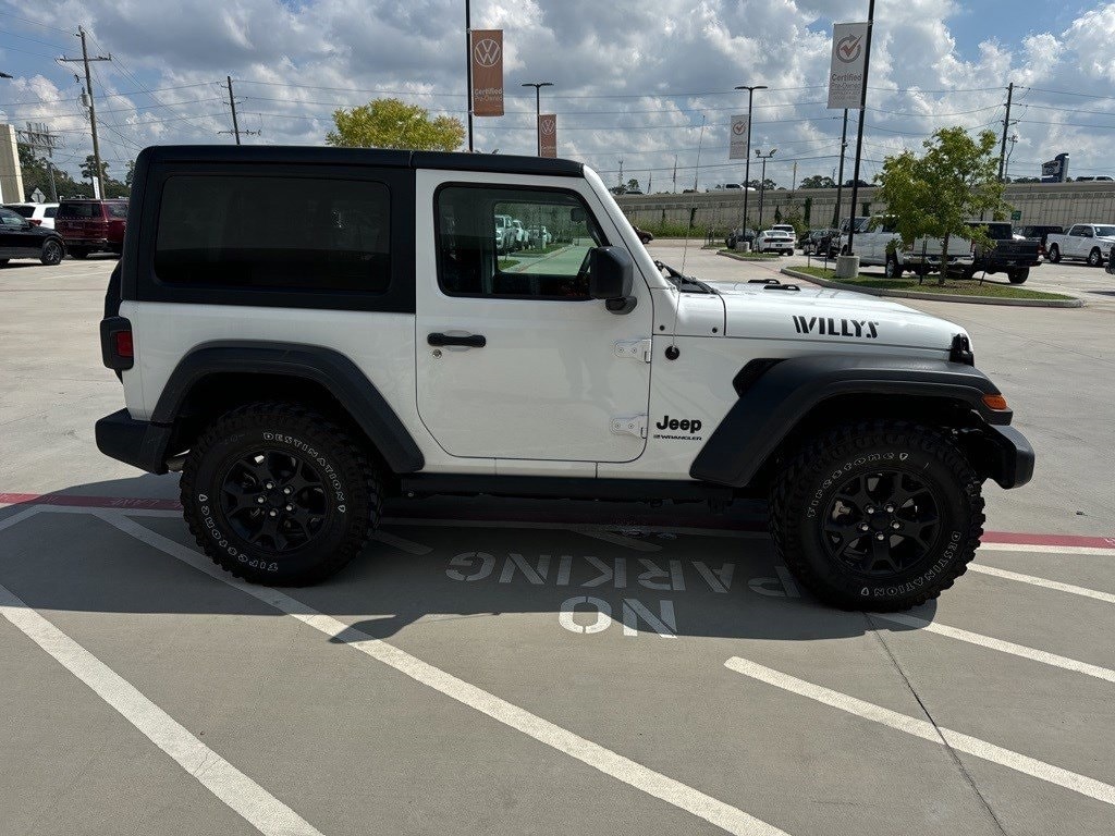 Used 2023 Jeep Wrangler 2-Door Willys with VIN 1C4HJXAG5PW549477 for sale in Conroe, TX