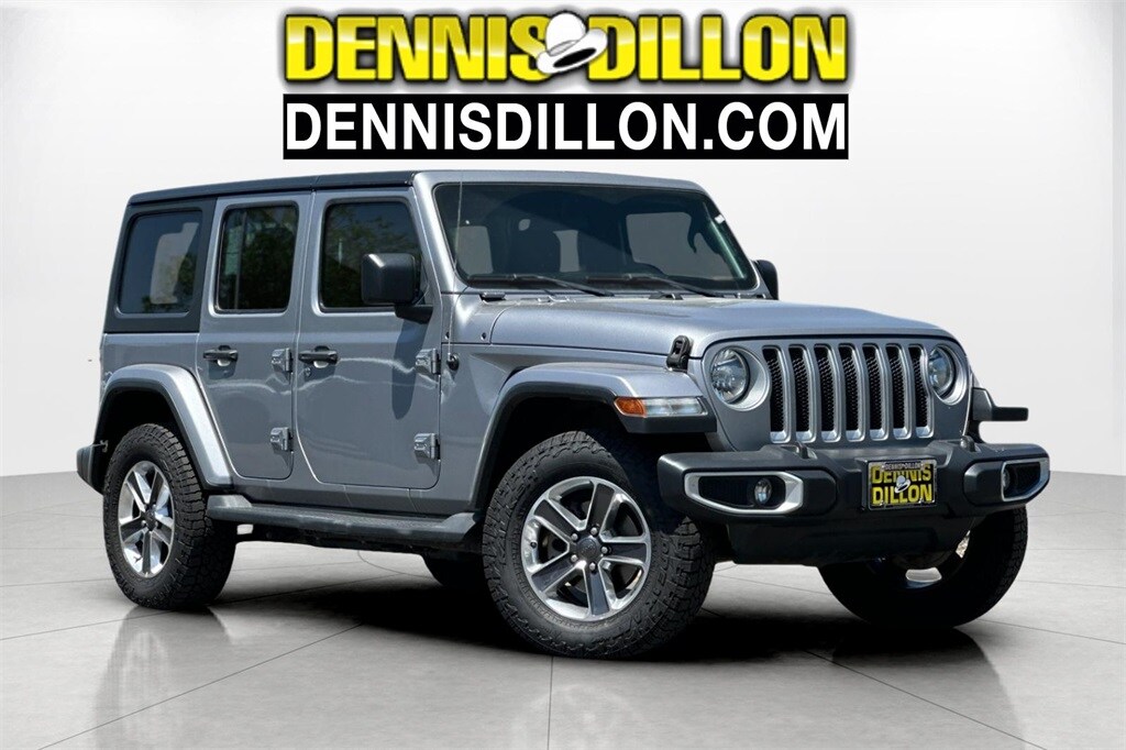 Used 2020 Jeep Wrangler Unlimited Sahara with VIN 1C4HJXEN1LW161388 for sale in Boise, ID
