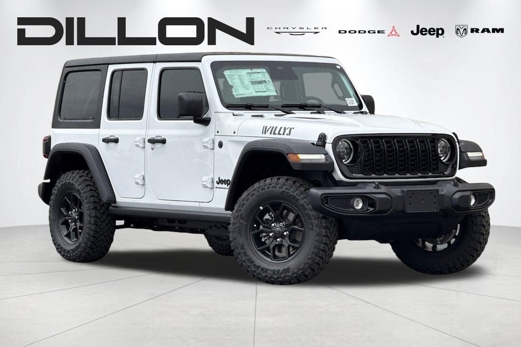 New 2026 Jeep Wrangler 4-DOOR WILLYS Sport Utility