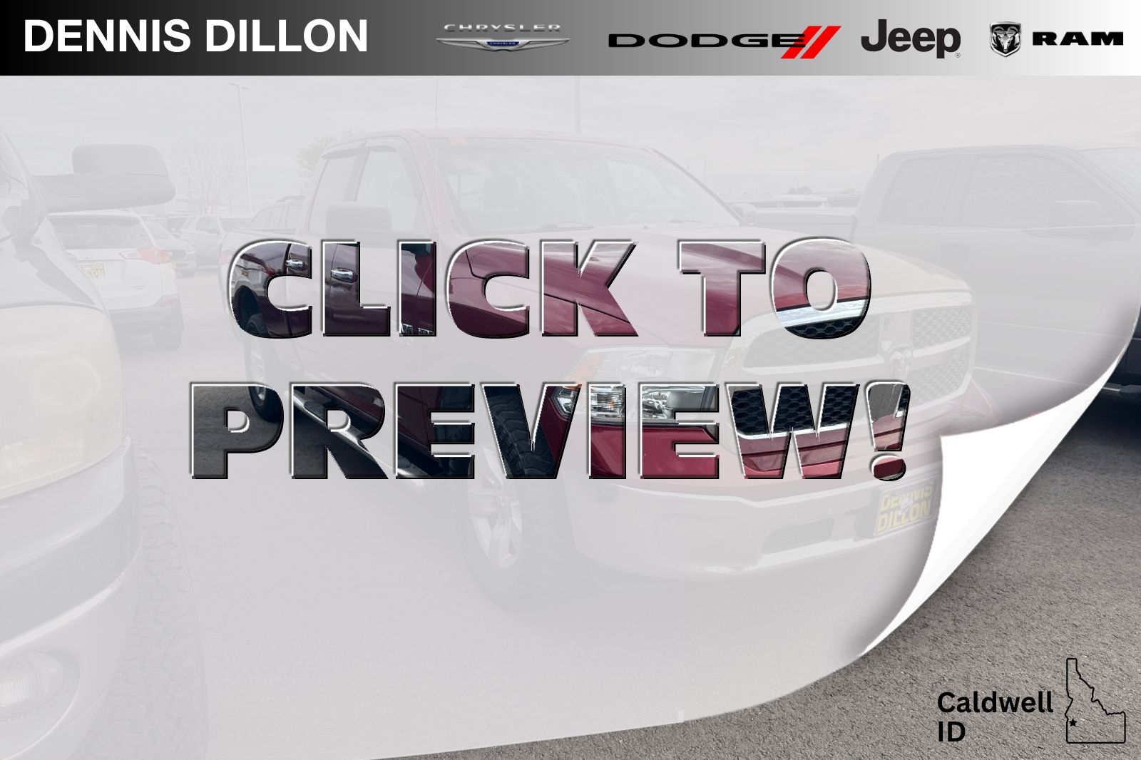 2013 RAM Ram 1500 Pickup SLT