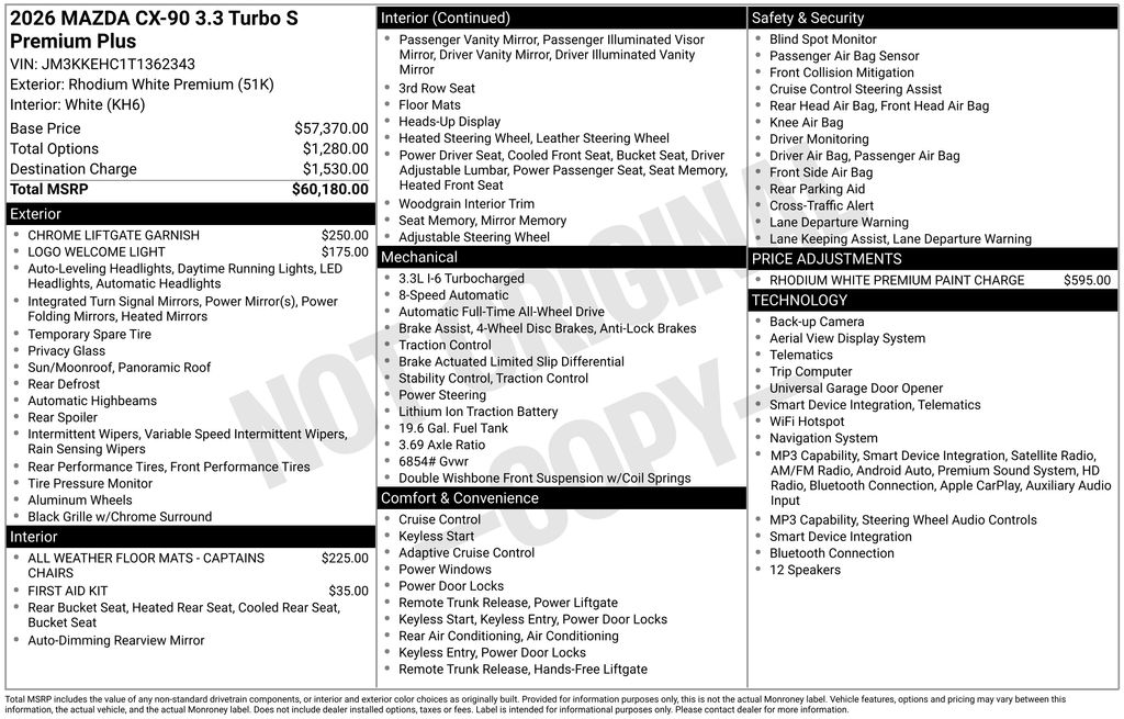 2026 Mazda CX-90 Premium Plus Package - Photo 31
