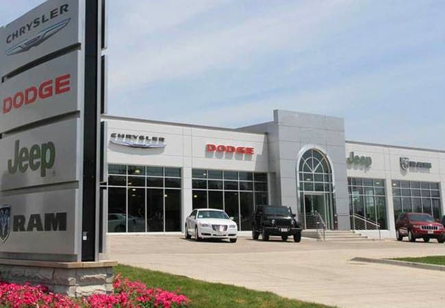 Outside view of the dealership