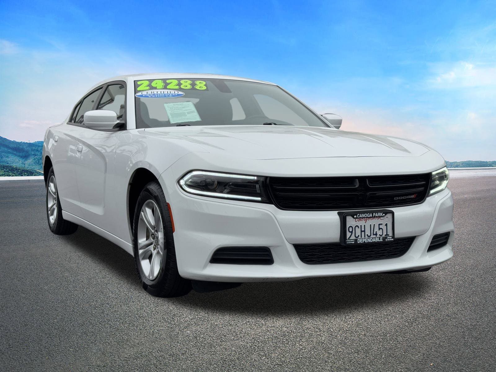 Certified 2022 Dodge Charger SXT with VIN 2C3CDXBG5NH183052 for sale in Canoga Park, CA
