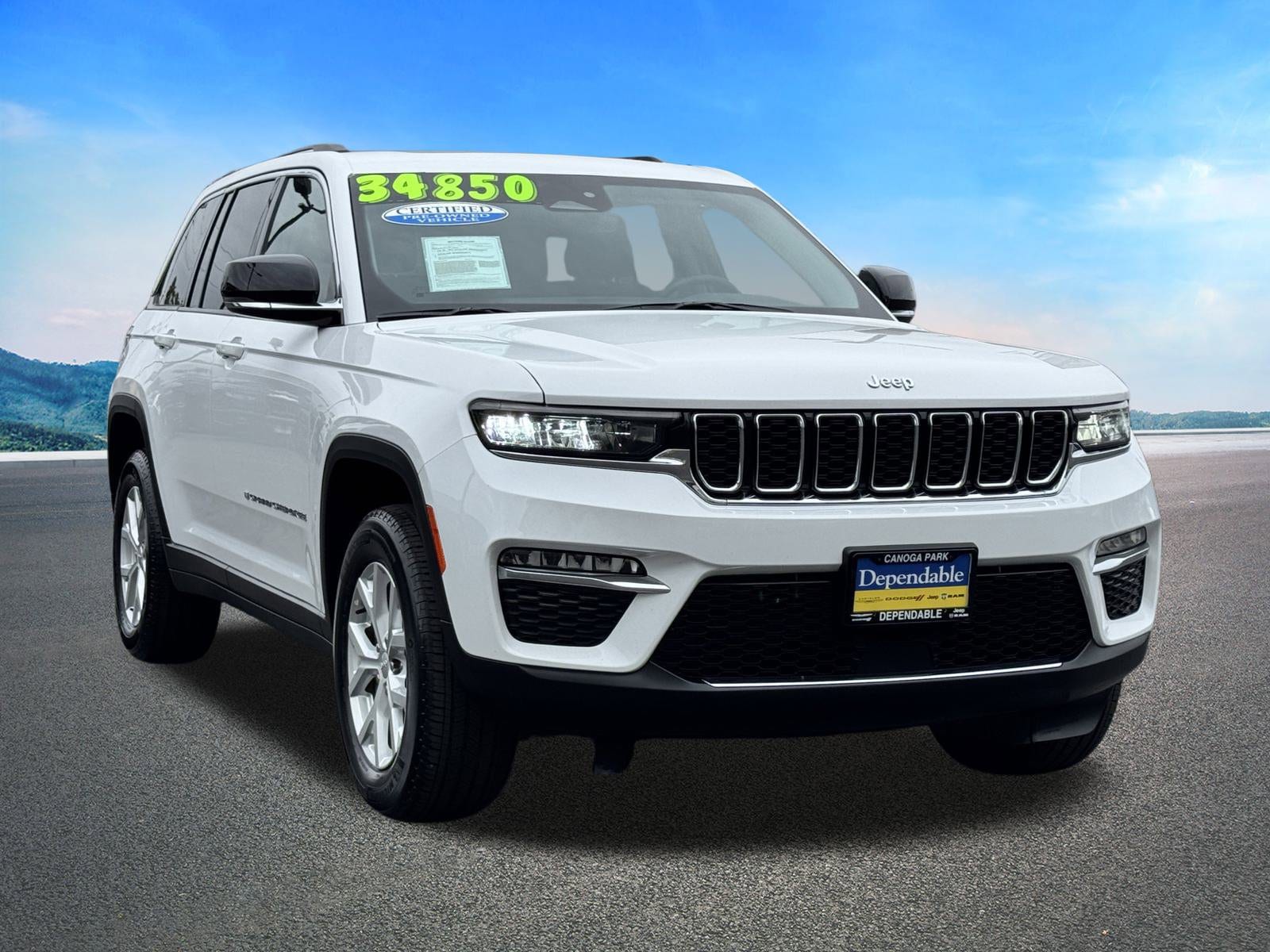 Certified 2023 Jeep Grand Cherokee Limited with VIN 1C4RJHBG1PC541158 for sale in Canoga Park, CA