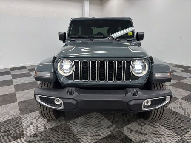 Used 2025 Jeep Wrangler 4xe Sahara 4XE with VIN 1C4RJXP69SW599830 for sale in Ottawa, OH
