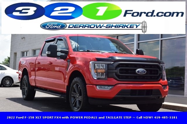2022 Ford F-150 XLT SPORT FX4 with POWER PEDALS and TAILGATE STEP
