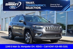 Bargain Used 2021 Jeep Cherokee Limited with MOONROOF and TRAILER TOW SUV in Montpelier OH