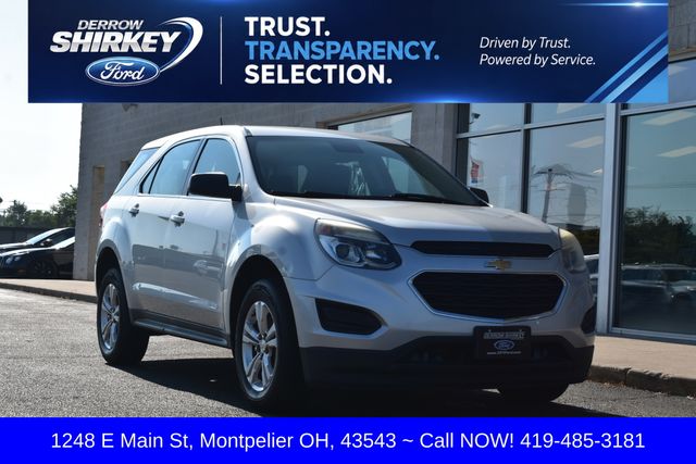 Used 2017 Chevrolet Equinox LS with VIN 2GNALBEK6H1555155 for sale in Montpelier, OH