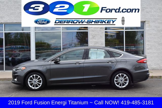 Used 2019 Ford Fusion Energi Titanium with VIN 3FA6P0SU9KR236127 for sale in Montpelier, OH